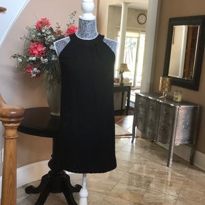 Black shift dress
